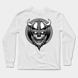 Viking Skull Long Sleeve T-Shirt